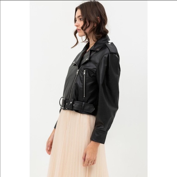 Avenue A Faux Leather Jacket - Picture 4 of 8